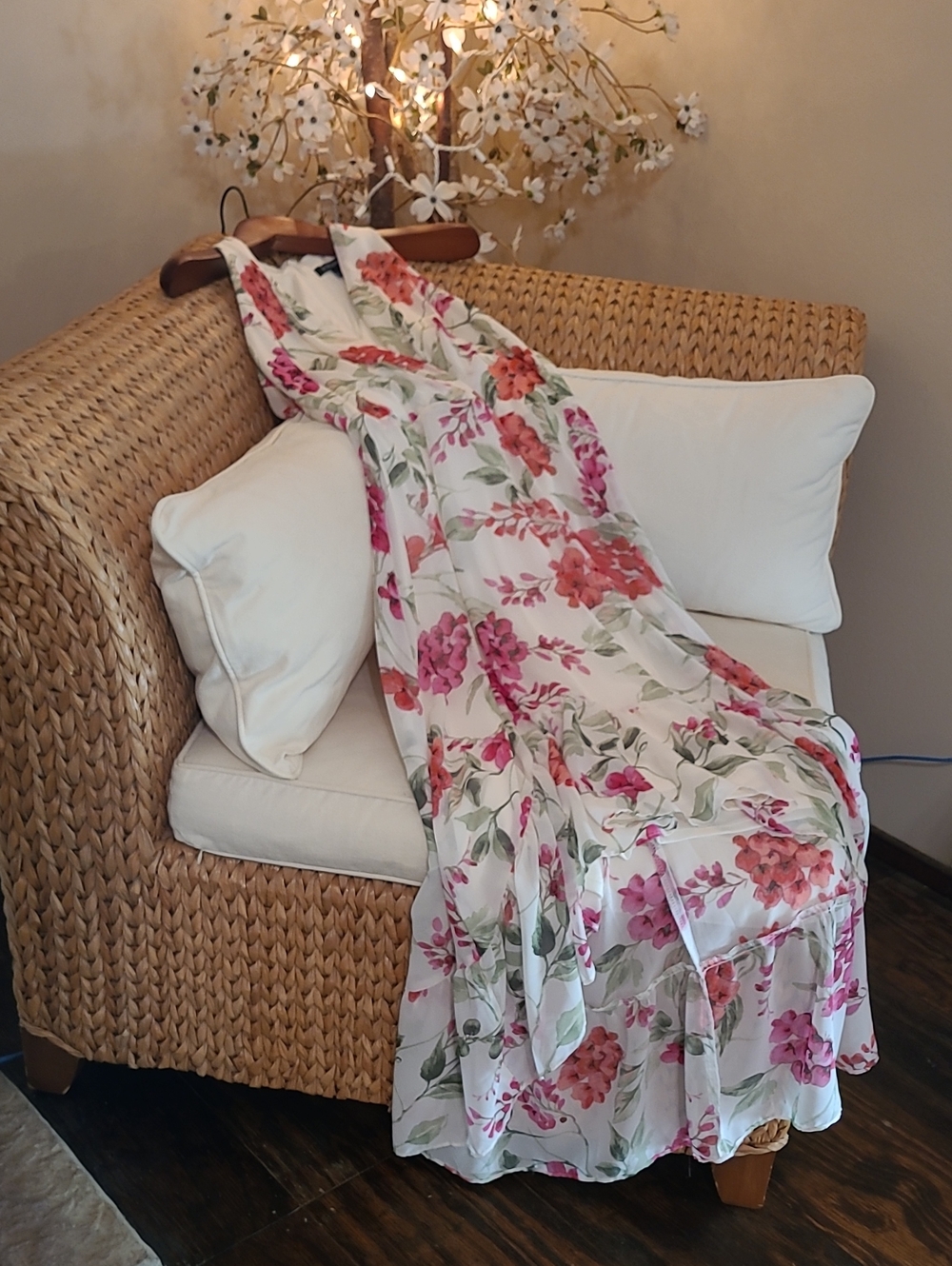 Gorgeous Floral High Low Dress